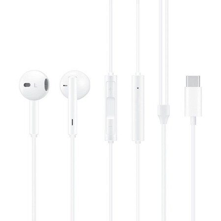 Original headphones Huawei CM33 55030088 USB-C White (blister EU) - imagine 2