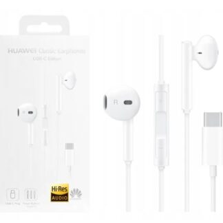 Original headphones Huawei CM33 55030088 USB-C White (blister EU)