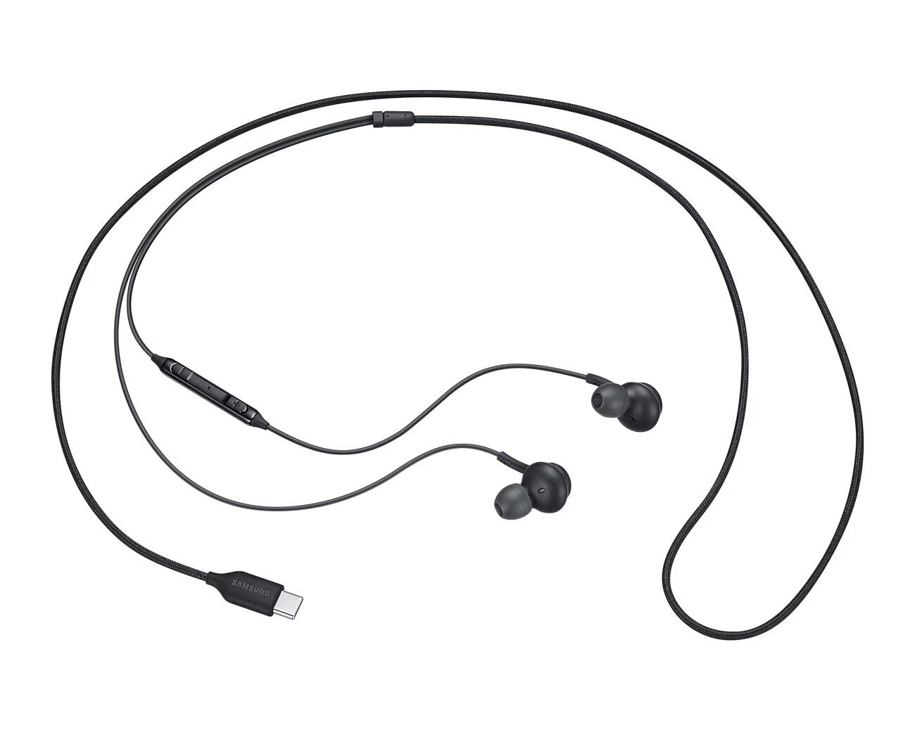 Original headphones Samsung EO-IC100BBEGEU USB-C Black (blister EU) - imagine 3