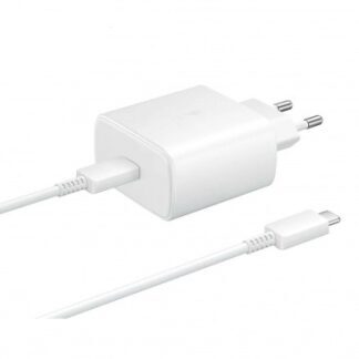 Original wall charger Samsung 45W + cable USB-C - USB-C EP-TA845 GP-PTU020SOFWQ White (bulk EU)