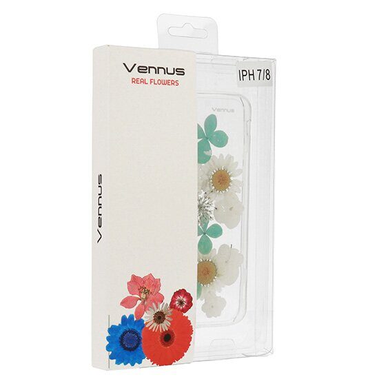 Husa Vennus Real Flower Huawei Y6 2018 / Y6 Prime 2018 / Honor 7a (cu Decupaj Pentru Senzor Amprenta), Camila