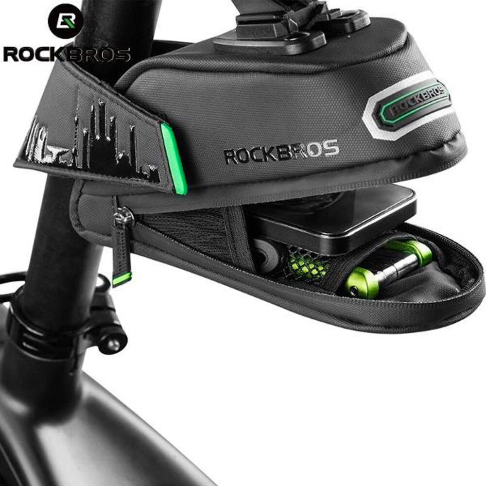 Rockbros C27-1 bicycle bag under the saddle - black - imagine 7