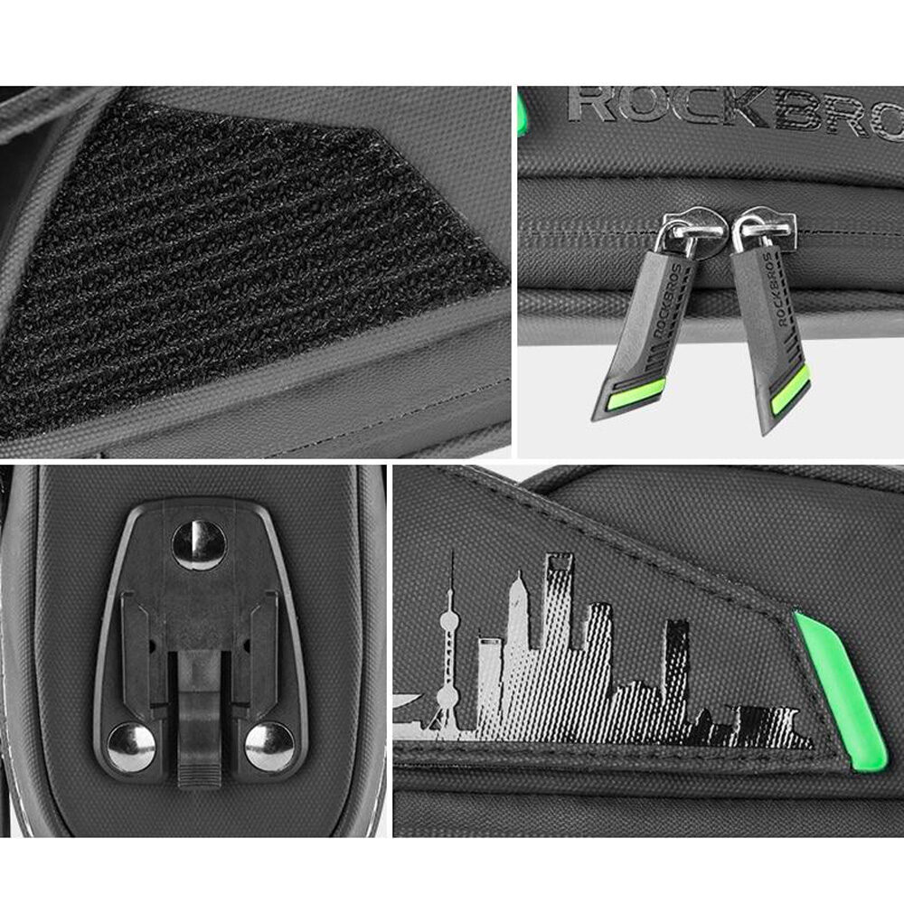 Rockbros C27-1 bicycle bag under the saddle - black - imagine 8