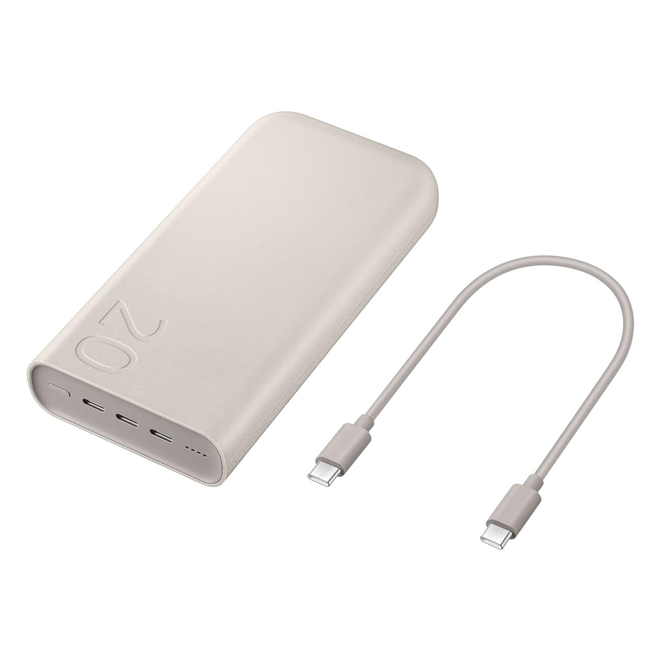 Powerbank Samsung EB-P4520XUEGEU 20000 mAh 3x USB-C 45W SFC - beige - imagine 6