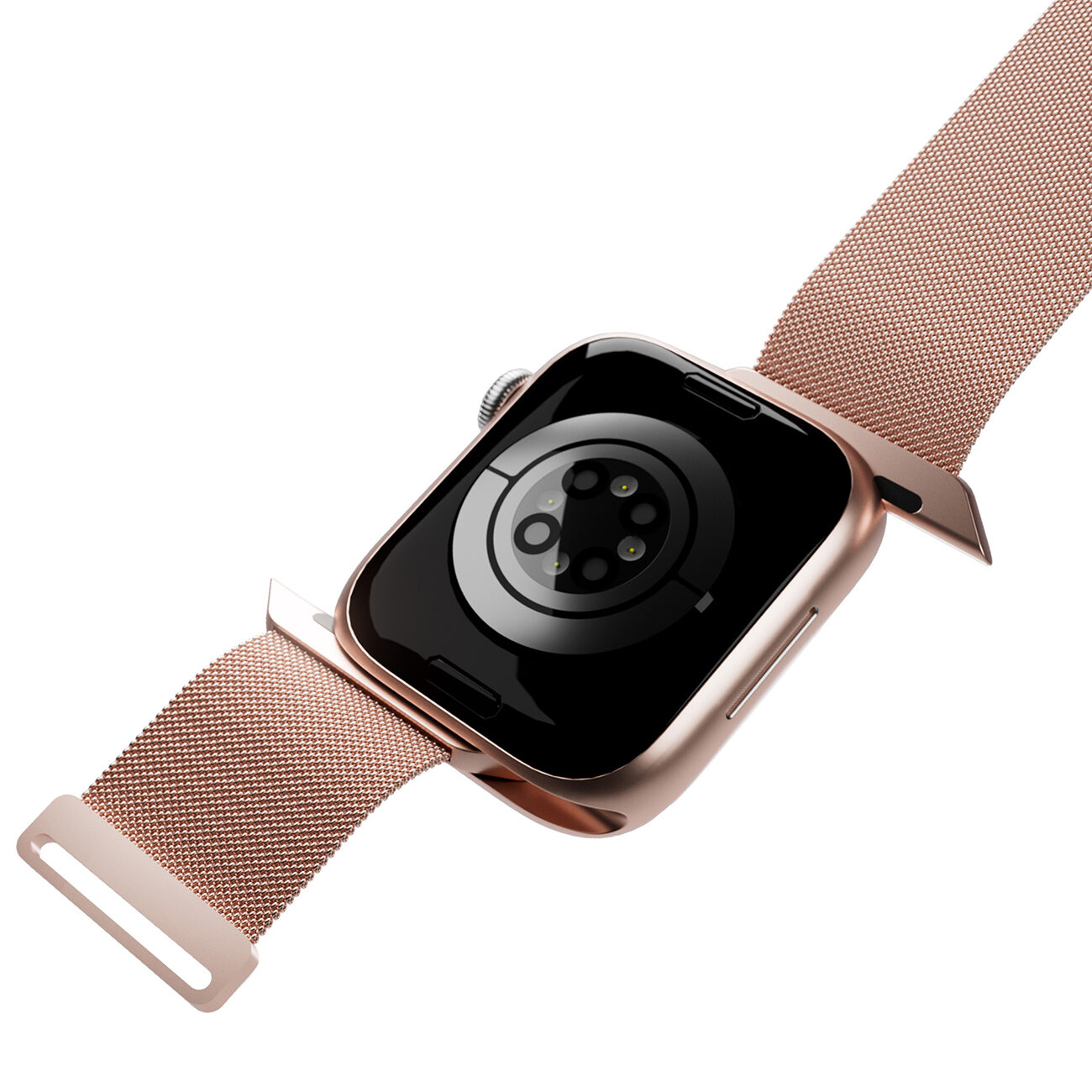 Puro Milanese Stainless Steel Apple Watch Band 38/40/41mm - Pink - imagine 6