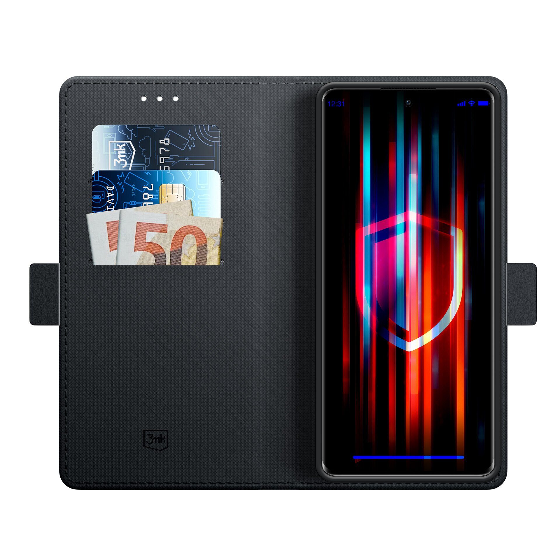 3mk Wallet Case for Realme 11 Pro - Black - imagine 2