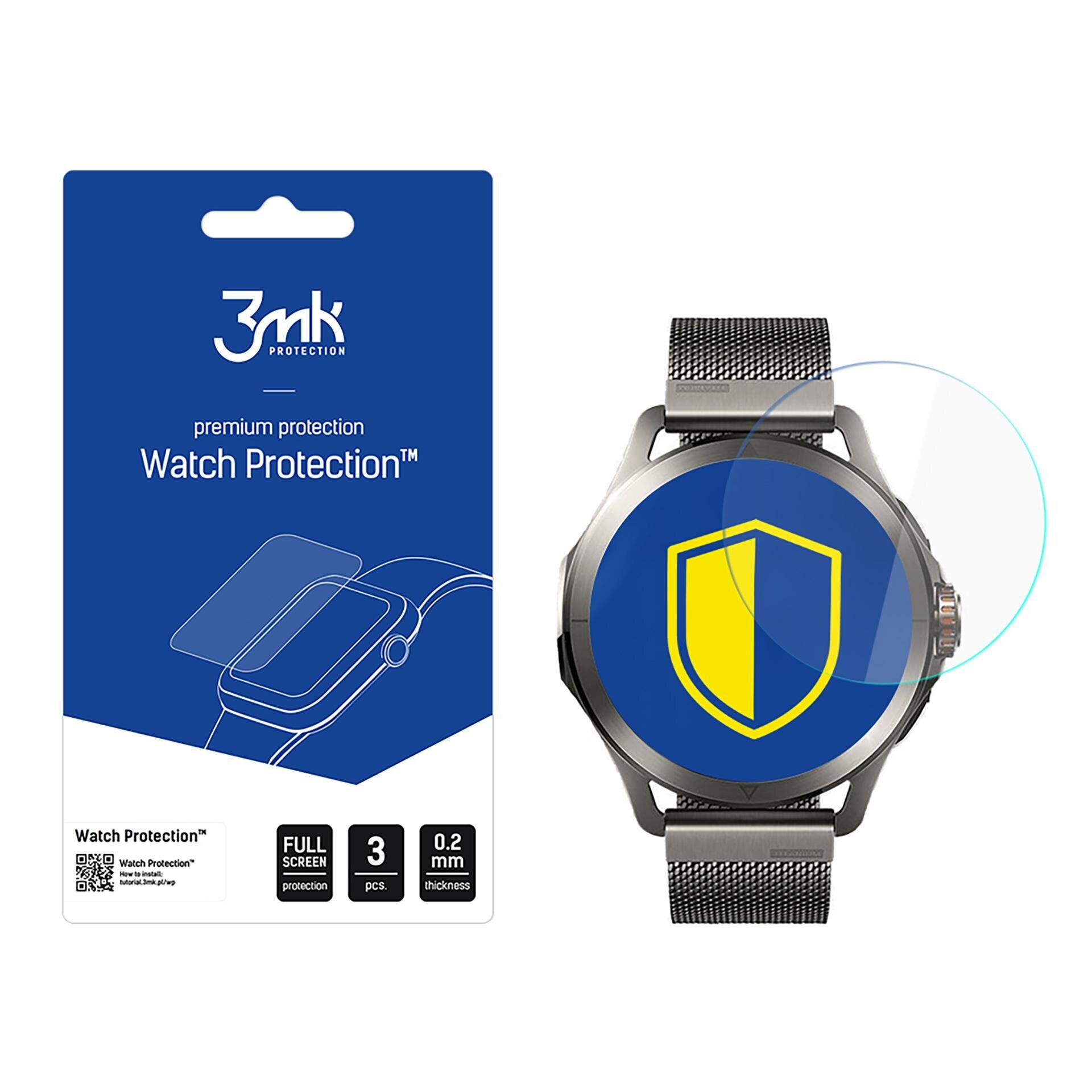 Hybrid Glass 3mk Watch Protection FlexibleGlass for Xiaomi Watch S4 Sport