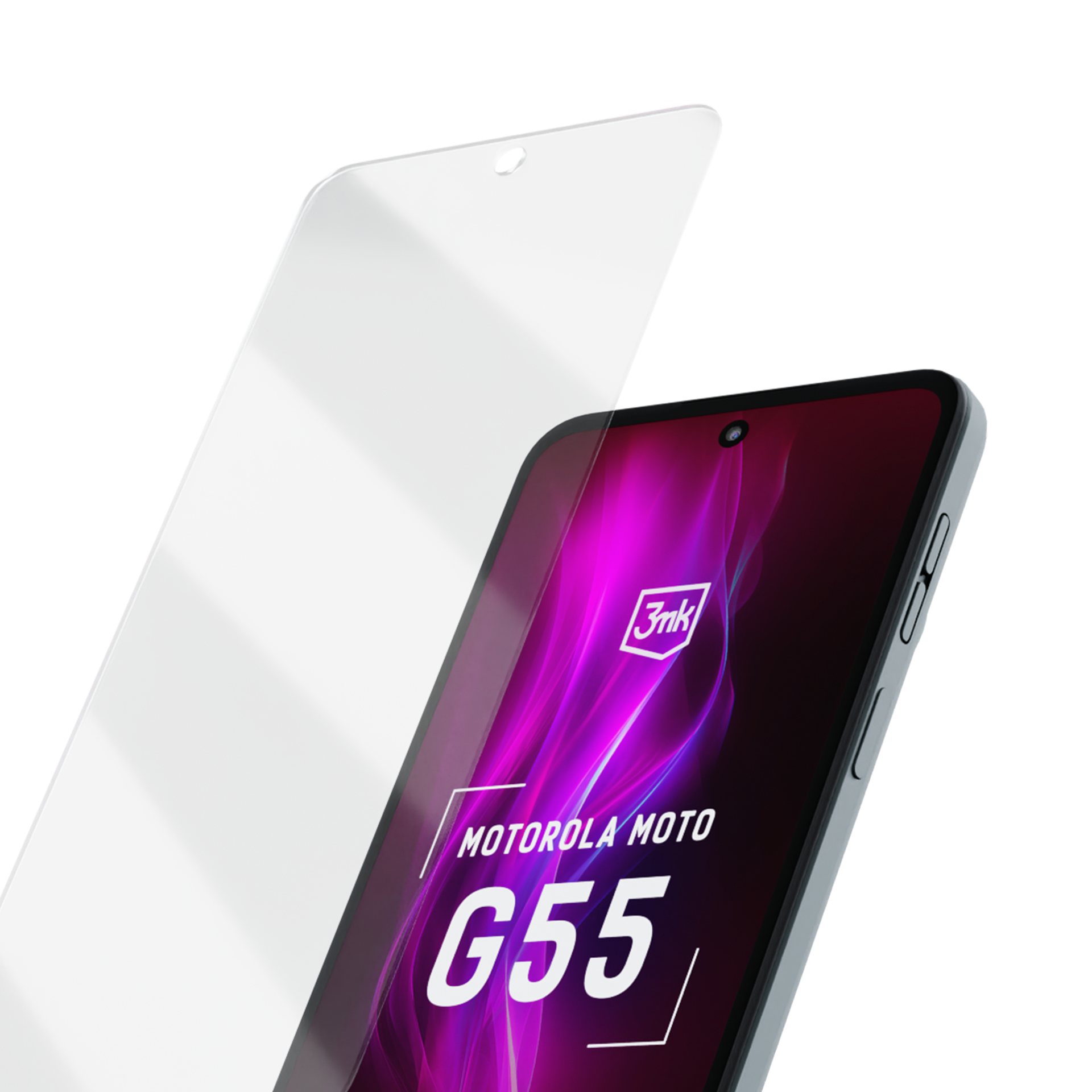 Hybrid glass 3mk FlexibleGlass for Motorola Moto G55 5G - imagine 5