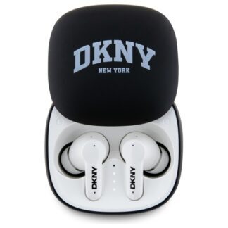 DKNY TWS BT 3D Rubber Matte Finish Bluetooth Headphones - Black