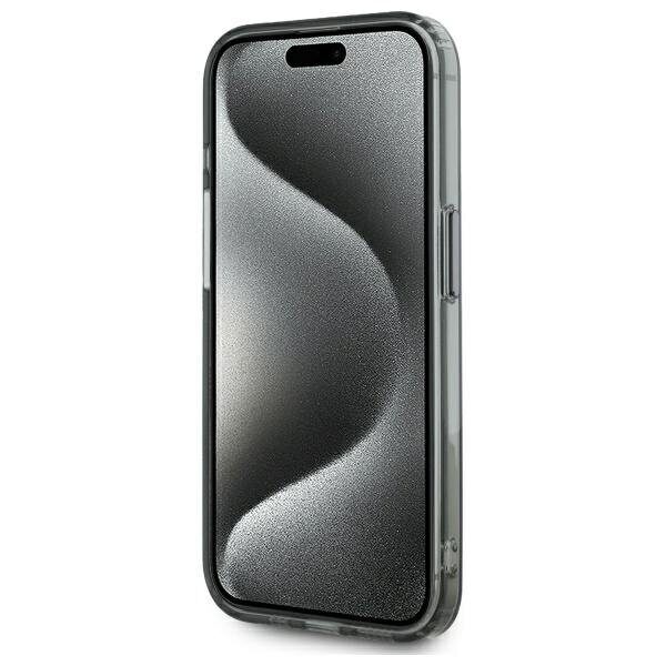 Karl Lagerfeld KLHMP15LHLSCHK iPhone 15 Pro 6.1" black/black hardcase IML Metal Choupette Head MagSafe - imagine 2