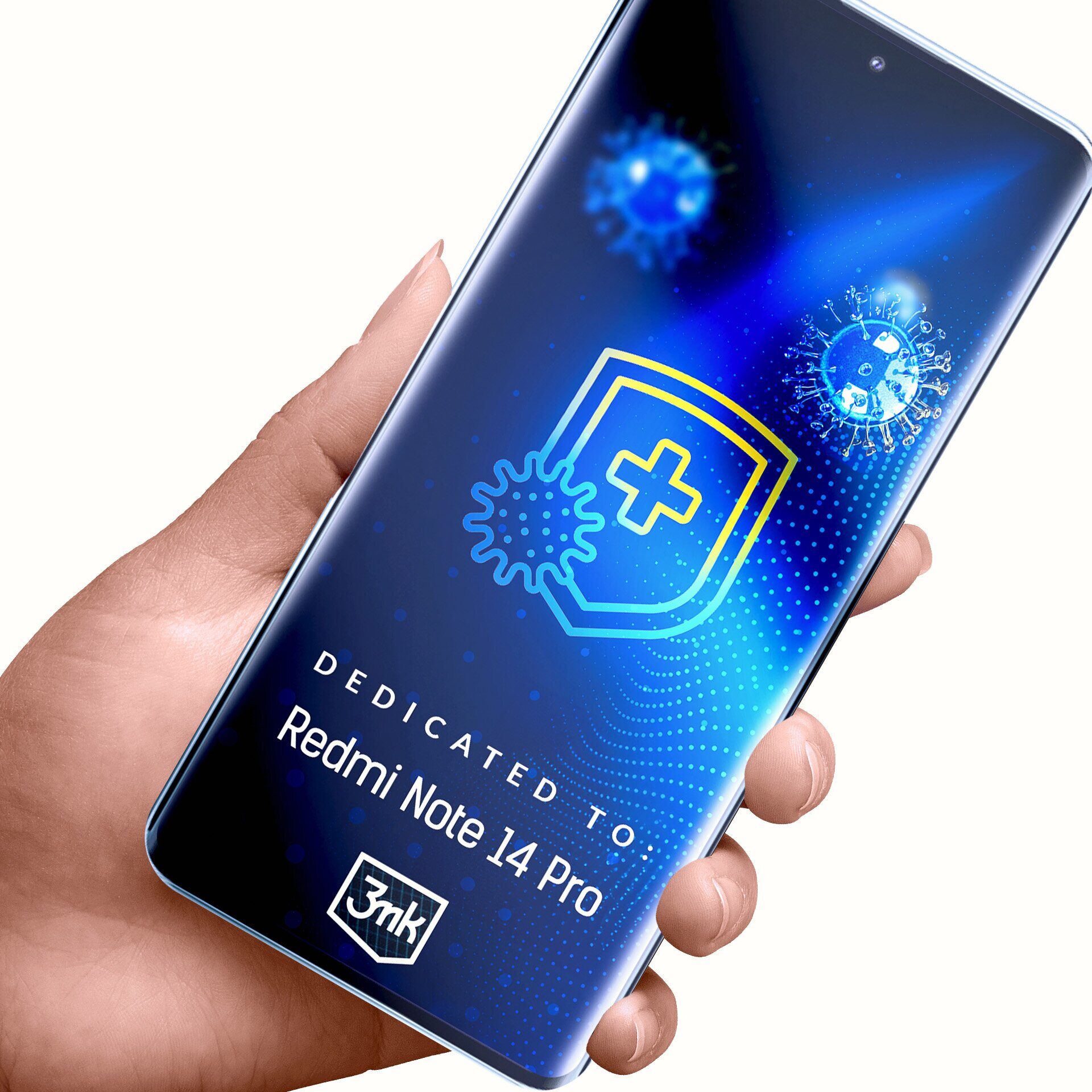 Protective film 3mk SilverProtection+ for Xiaomi Redmi Note 14 Pro - imagine 3
