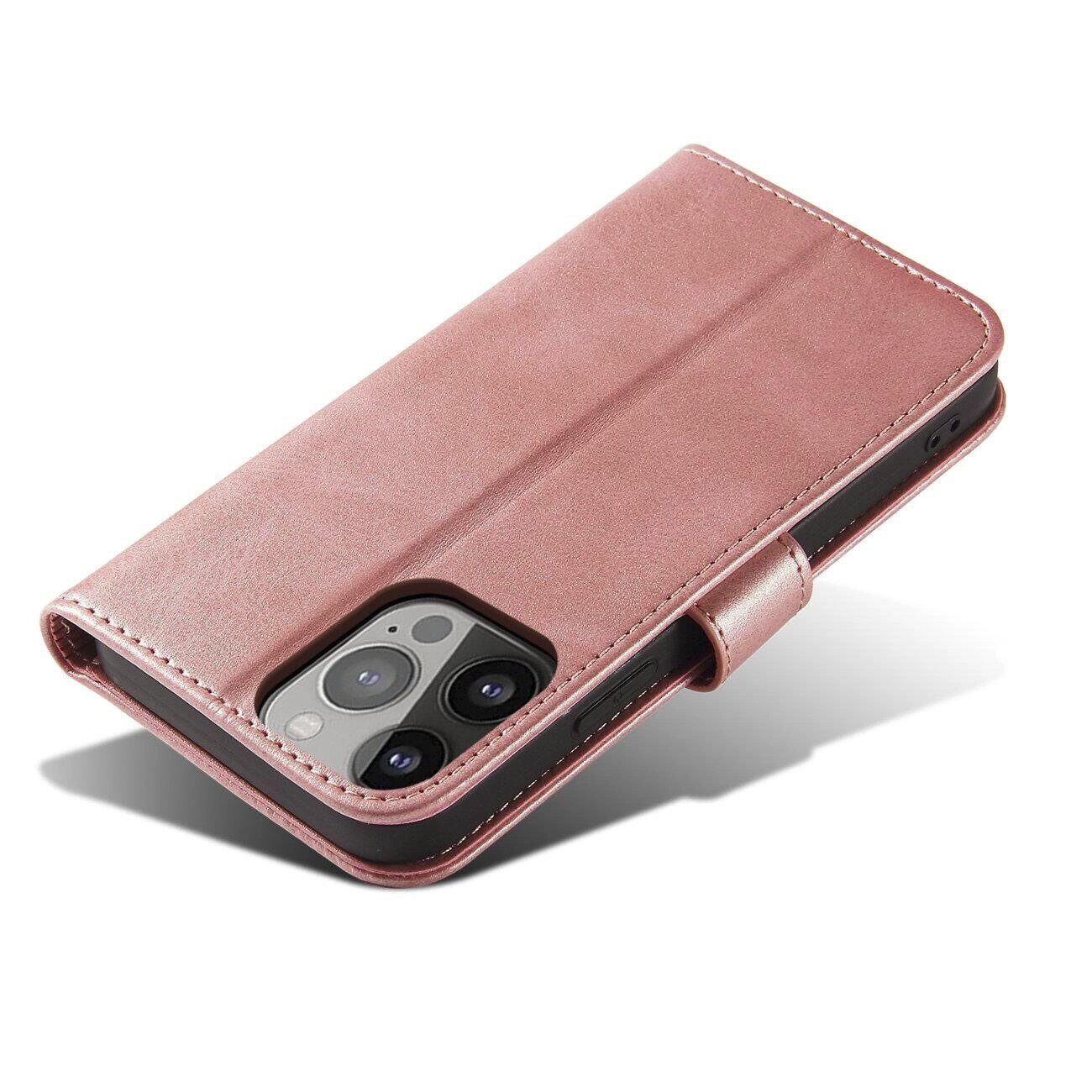 Magnet Case with flap for Samsung Galaxy S25 - pink - imagine 6