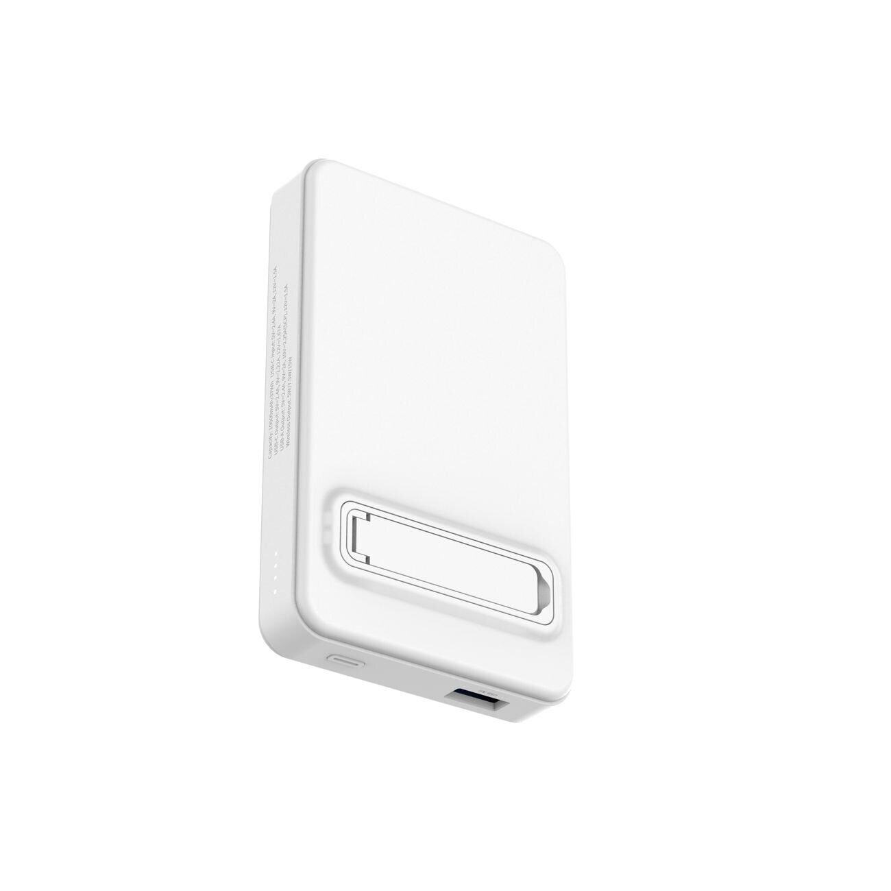 Powerbank Wozinsky WLWP-10KA0Y3WS 22.5W PD Qi2 10000 mAh, with stand, 1x USB-A, 1x USB-C - white - imagine 10