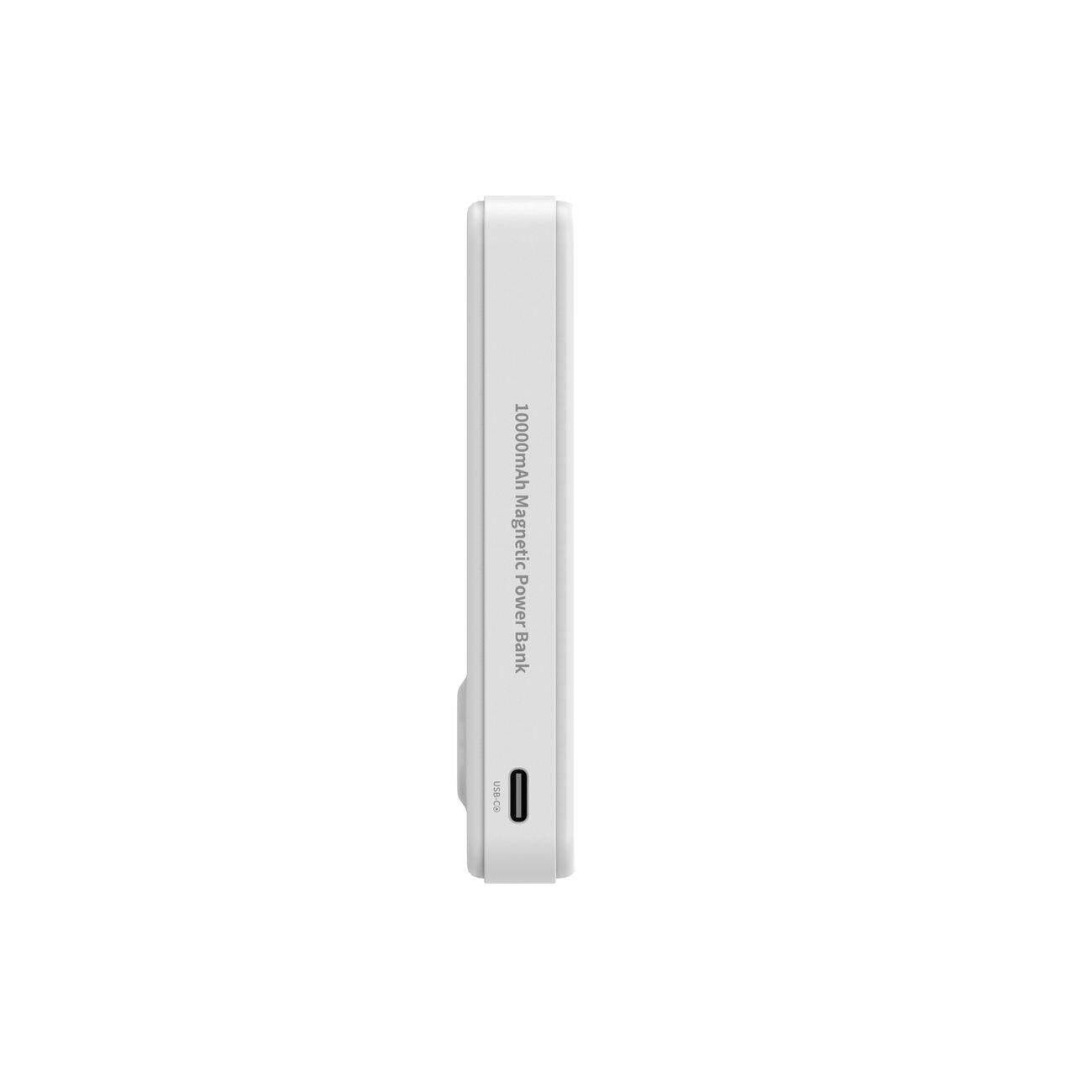 Powerbank Wozinsky WLWP-10KA0Y3WS 22.5W PD Qi2 10000 mAh, with stand, 1x USB-A, 1x USB-C - white - imagine 8