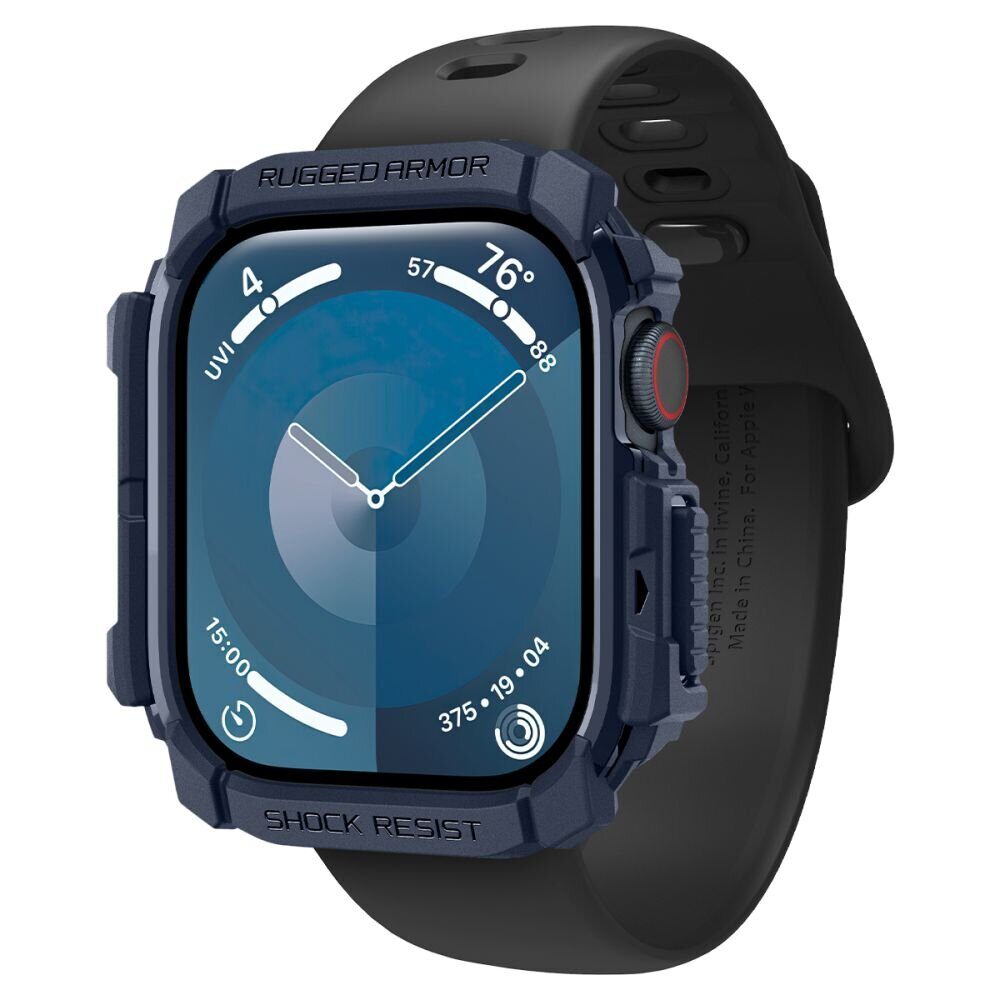 Spigen Rugged Armor Case for Apple Watch 10 46mm - Navy Blue - imagine 2