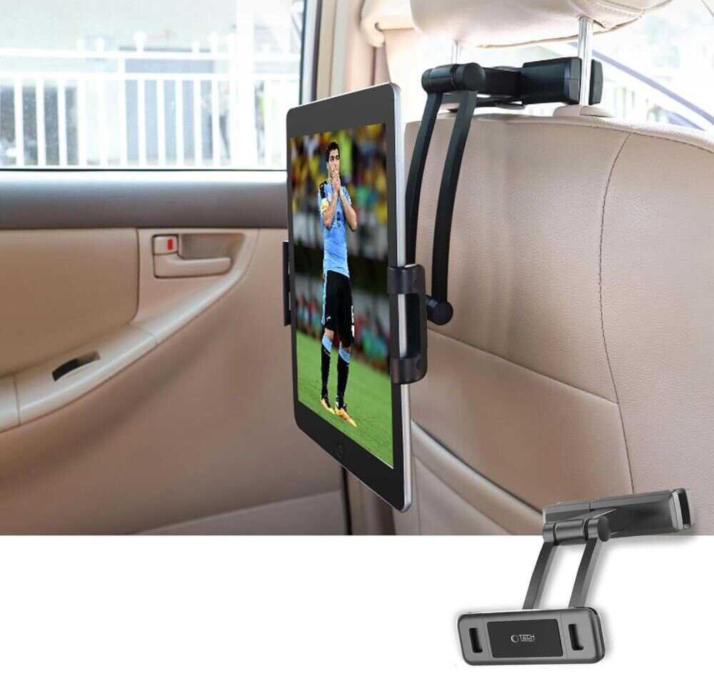 Tech-Protect V2 Car Headrest Holder - Black - imagine 10