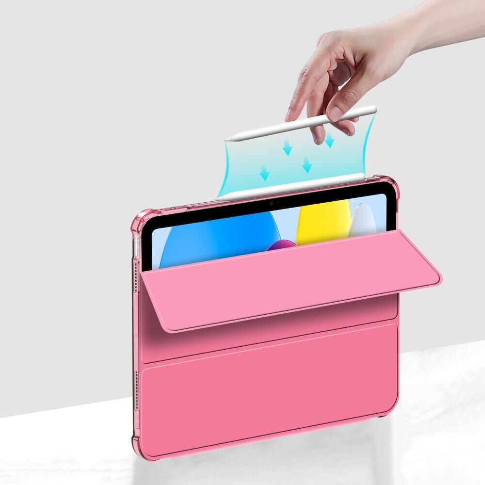 Tech-Protect SC Pen Hybrid Case for iPad 10 / 2022 - Pink - Transparent - imagine 7