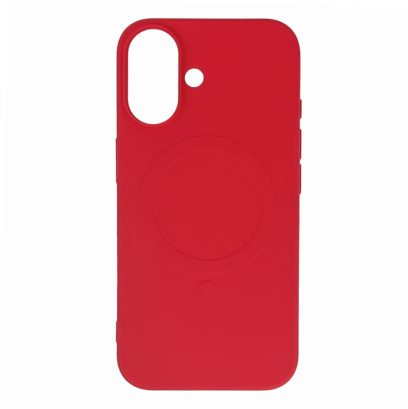Liquid Silicone Case MagSafe for Samsung Galaxy S25 - Red - imagine 2