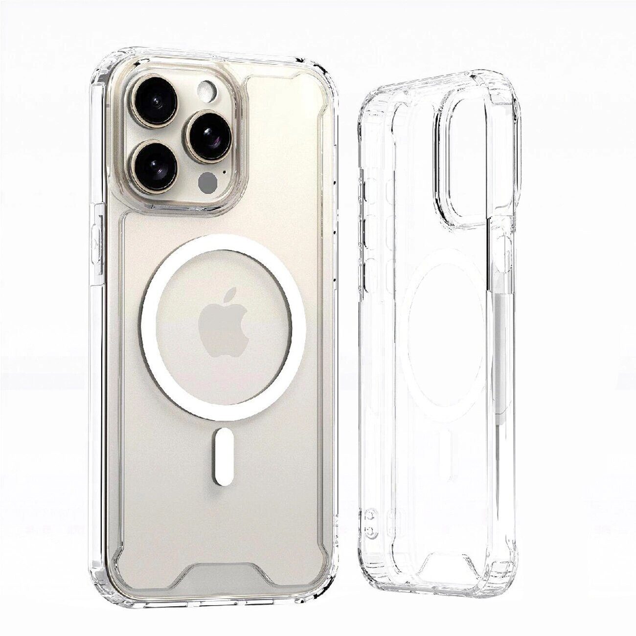 Wozinsky Clear Corner Case MagSafe for Samsung Galaxy S24 FE - Clear - imagine 2
