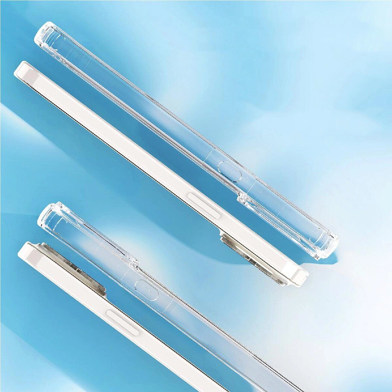 Wozinsky Clear Corner Case MagSafe for Samsung Galaxy S24 FE - Clear - imagine 4