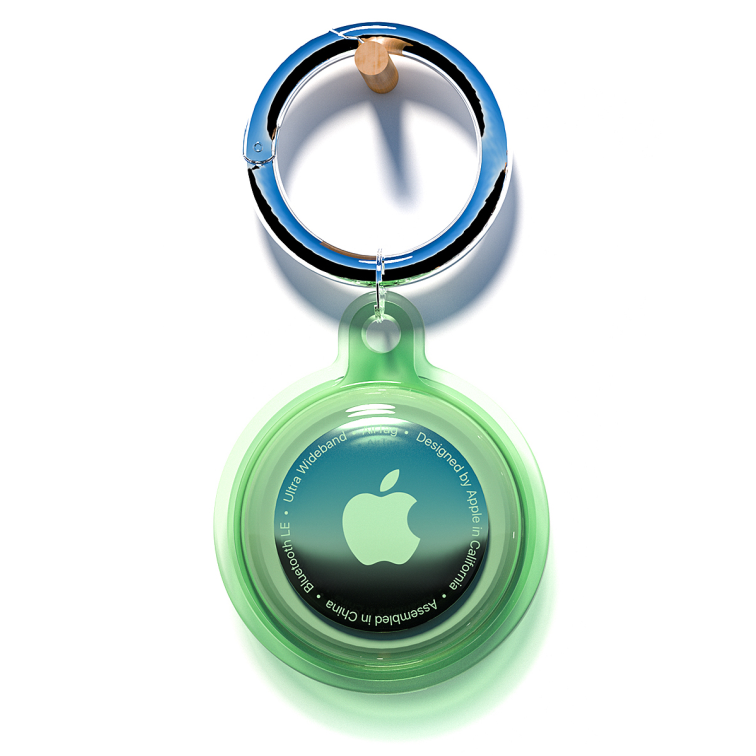 Apple AirTag Case Waterproof - Green - imagine 2