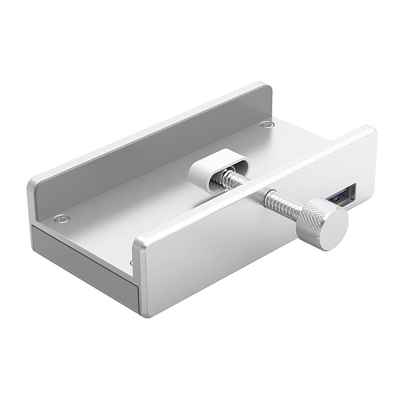 Orico MH4PU Hub Clamp-Mounted 4x USB-A 3.0 - Silver - imagine 3
