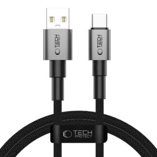 Tech-Protect UltraBoost DNA USB-A / USB-C Cable 15W/3A 100cm - Gray