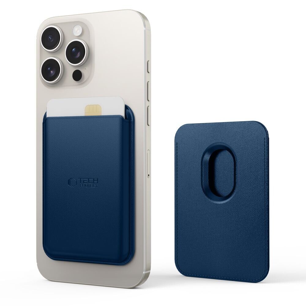 Tech-Protect MagWallet MagSafe Case - Blue - imagine 5