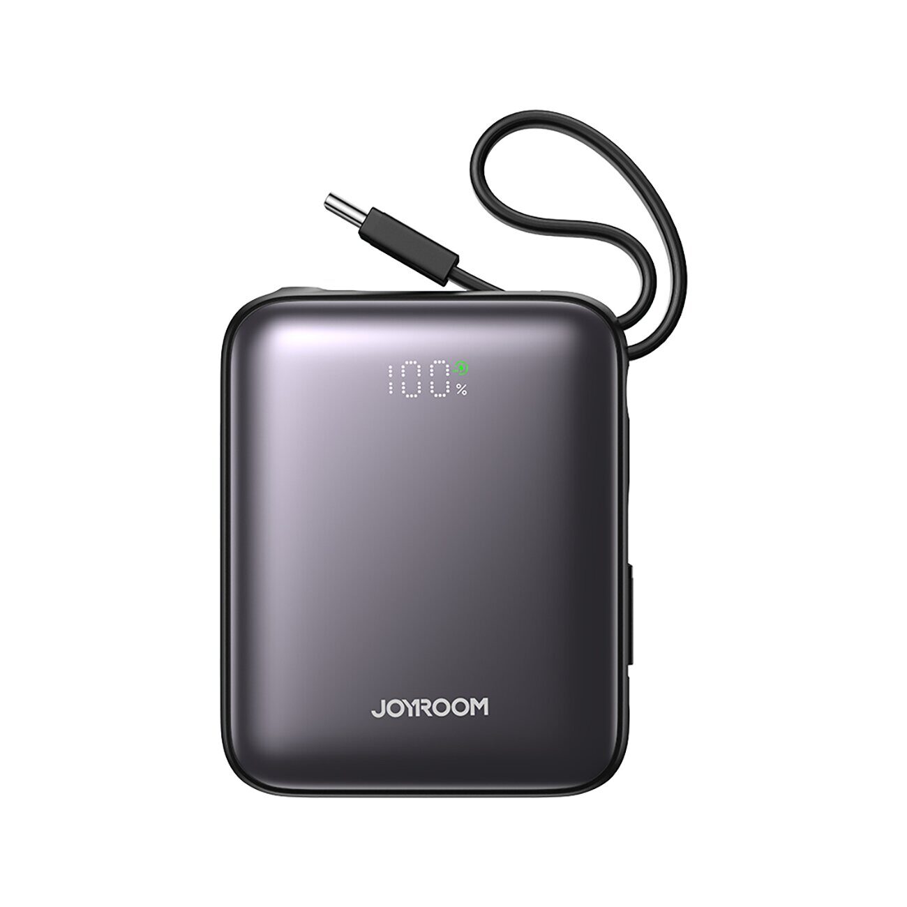 Joyroom JR-PBF27 10000mAh 22.5W Powerbank with Built-in USB-C and Lightning Cables - Black - imagine 2