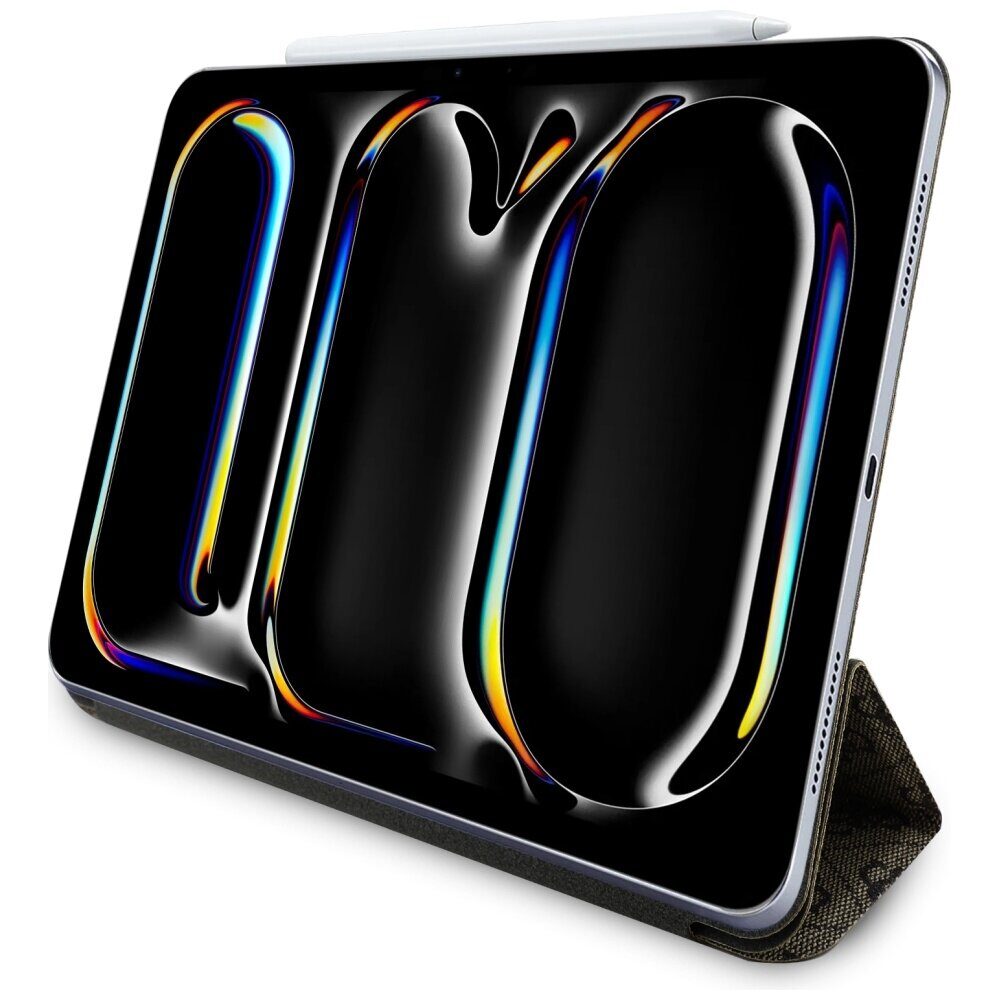 Guess GUFC11PM24PS4SGW iPad Pro 11" 2024 brown Magnetic 4G Big Logo - imagine 5