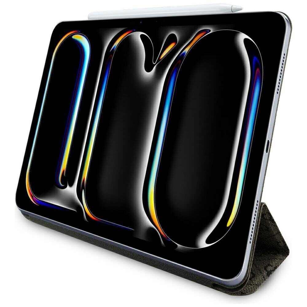 Guess GUFC13PM24PS4SGW iPad Pro 13" 2024 brown Magnetic 4G Big Logo - imagine 5