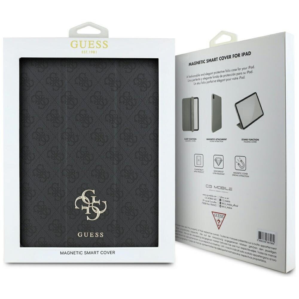 Guess GUFC13RM24PS4SGK iPad Air 13" 2024 black/black Magnetic 4G Big Logo - imagine 6