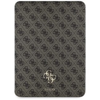 Guess GUFC13RM24PS4SGW iPad Air 13" 2024 brown Magnetic 4G Big Logo
