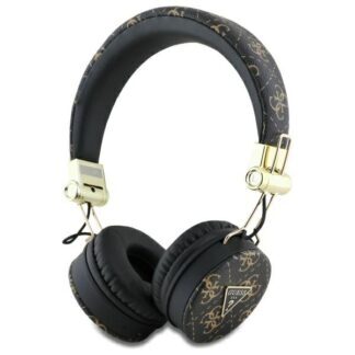 Guess Bluetooth ENC GUBH70E4PTMK on-ear headphones black/black 4G Triangle Round Shape