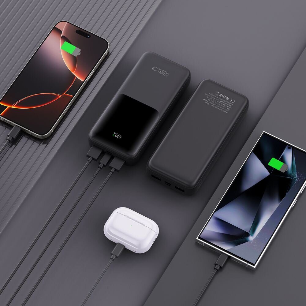 Powerbank Tech-Protect PB02 20000mAh 22.5W - black - imagine 6