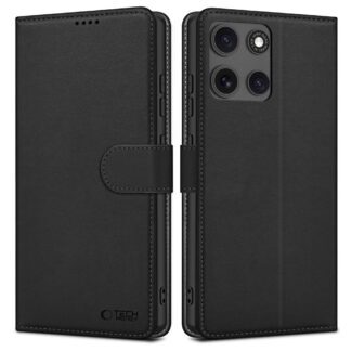 Tech-Protect Wallet Case for Motorola Moto G15 / G15 Power - Black