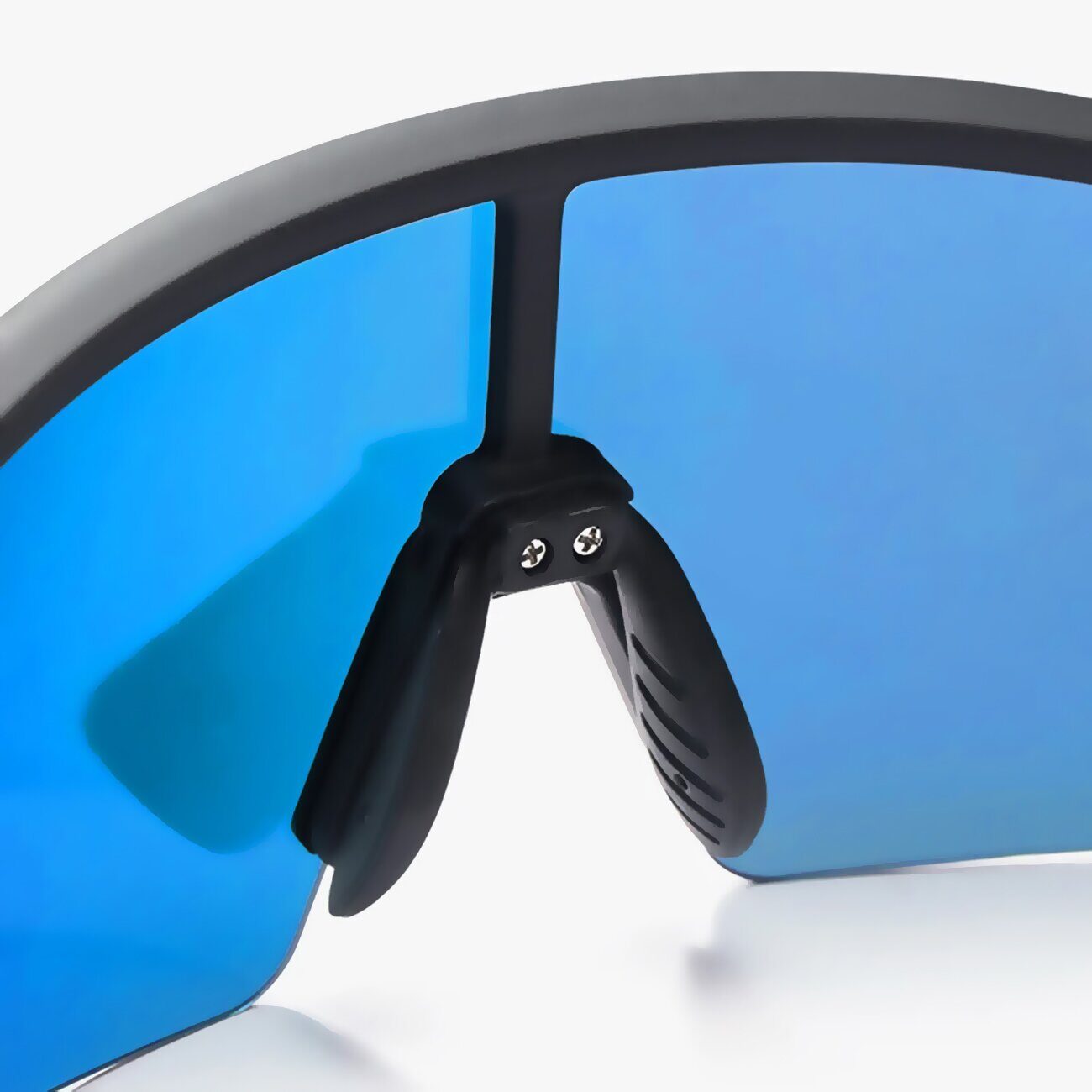 Rockbros Polarized Cycling Glasses with UV Protection and Corrective Insert Blue Lenses - Black - imagine 4