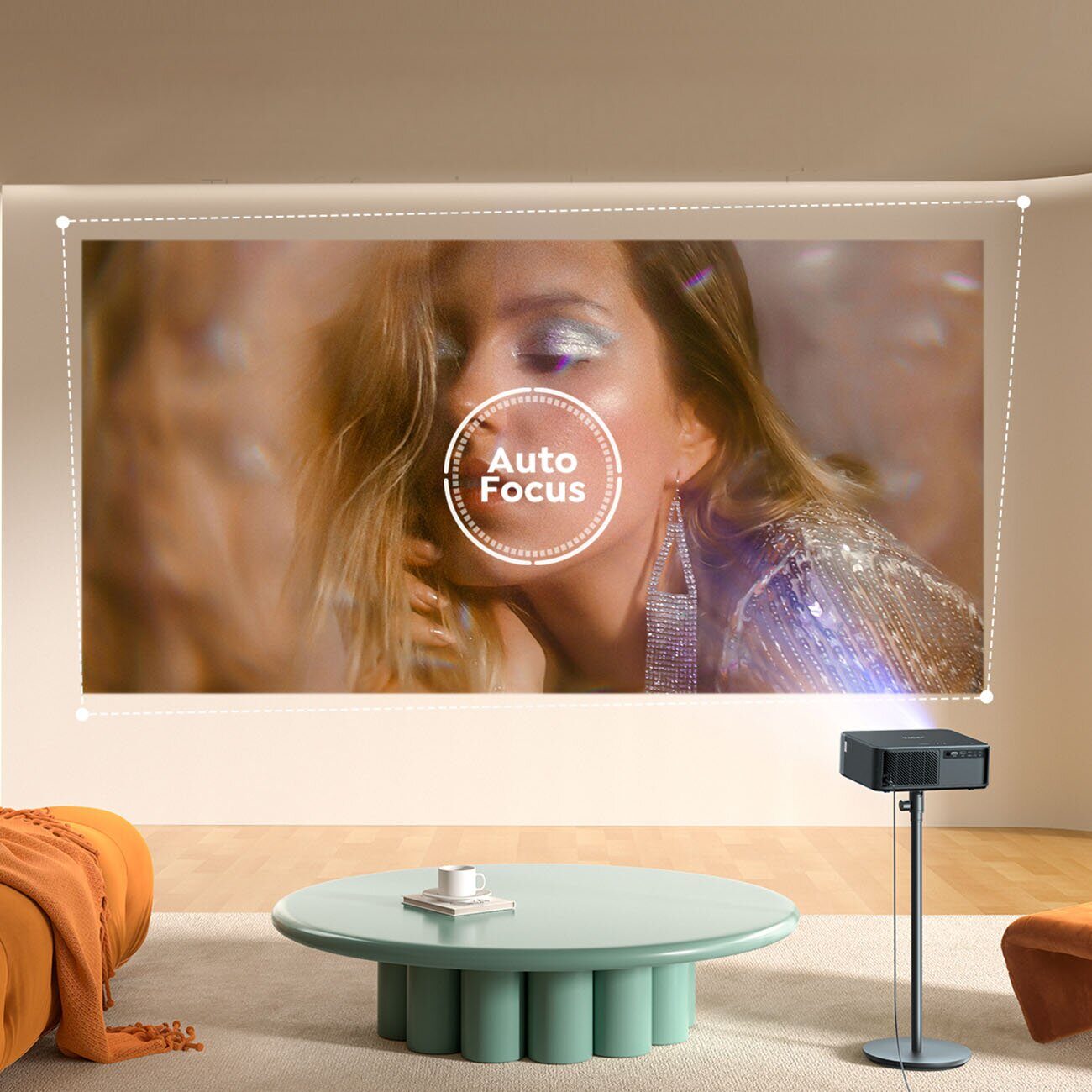 Yaber K2s Pro LCD FullHD 1080p Multimedia Projector with JBL Speakers and Subwoofer - Black - imagine 7