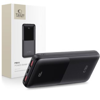 Powerbank Tech-Protect PB01 10000mAh 22.5W - black