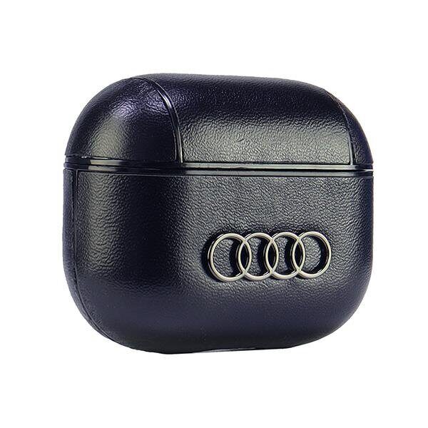 Audi Leather Big Logo Case for AirPods 3 - Black - imagine 3
