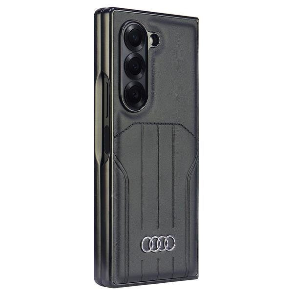 Audi Synthetic Leather MagSafe Case for Samsung Galaxy Z Fold 6 - Black - imagine 4