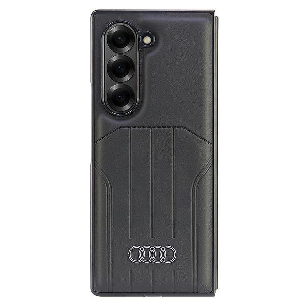 Audi Synthetic Leather MagSafe Case for Samsung Galaxy Z Fold 6 - Black - imagine 5