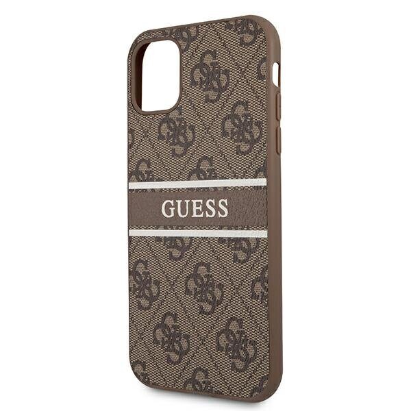 Guess 4G Stripe case for iPhone 11 / Xr 6.1" - brown - imagine 6