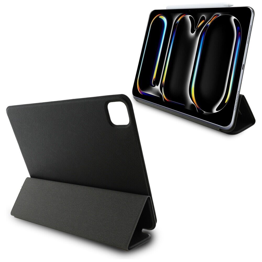 Karl Lagerfeld Saffiano Magnetic Karl & Choupette iPad Pro 11" 2024 Book Cover Case - Black - imagine 6