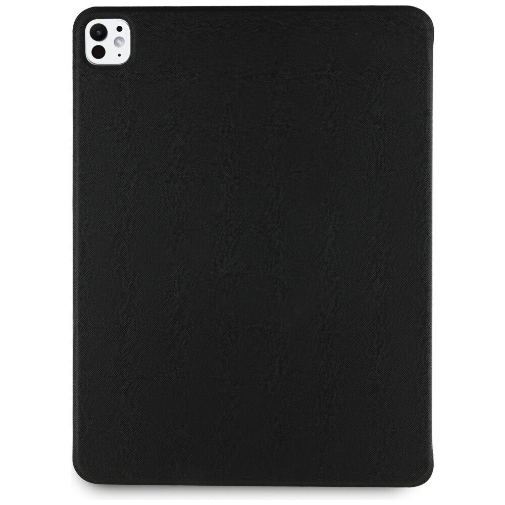 Karl Lagerfeld Saffiano Magnetic Karl & Choupette iPad Pro 13" 2024 Book Cover Case - Black - imagine 3
