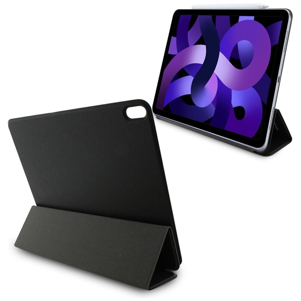 Karl Lagerfeld Saffiano Magnetic Karl & Choupette iPad Air 13" 2024 Book Cover Case - Black - imagine 6