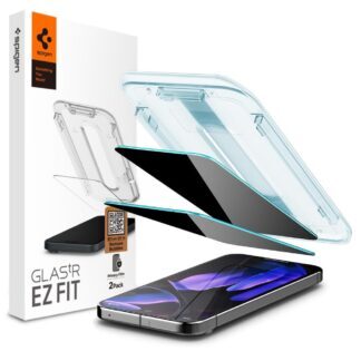 Spigen Glas.TR "Ez Fit" Privacy HD 2-pack privacy glass for Google Pixel 9 / 9 Pro