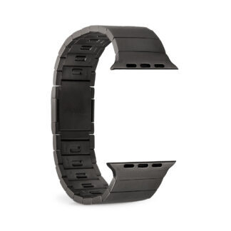 Puro TITAN Stainless Steel Apple Watch Band 42/44/45/49mm - Black