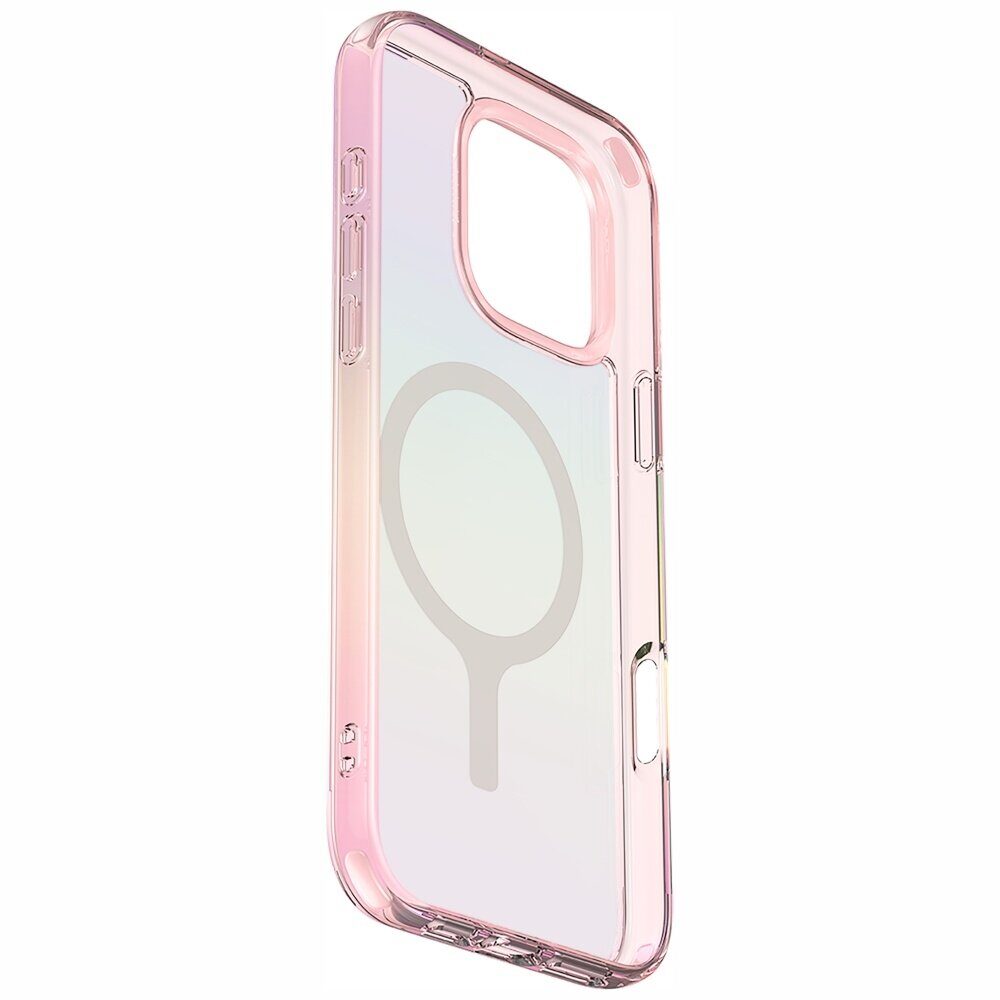 Uniq Iridescia Magclick Charging Case for iPhone 16 Pro Max - Pink - imagine 3