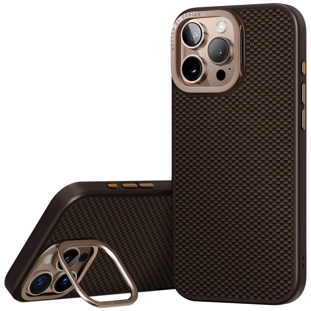 Uniq Keva Max Magclick Charging Camera Stand Case for iPhone 16 Pro Max - Brown - imagine 2